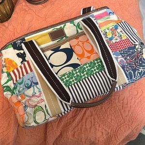 Coach Multi Patchwork Bag